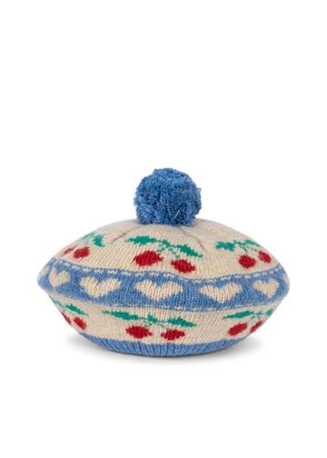 Konges Sløjd Belou Knit Beret Cherry Stripe